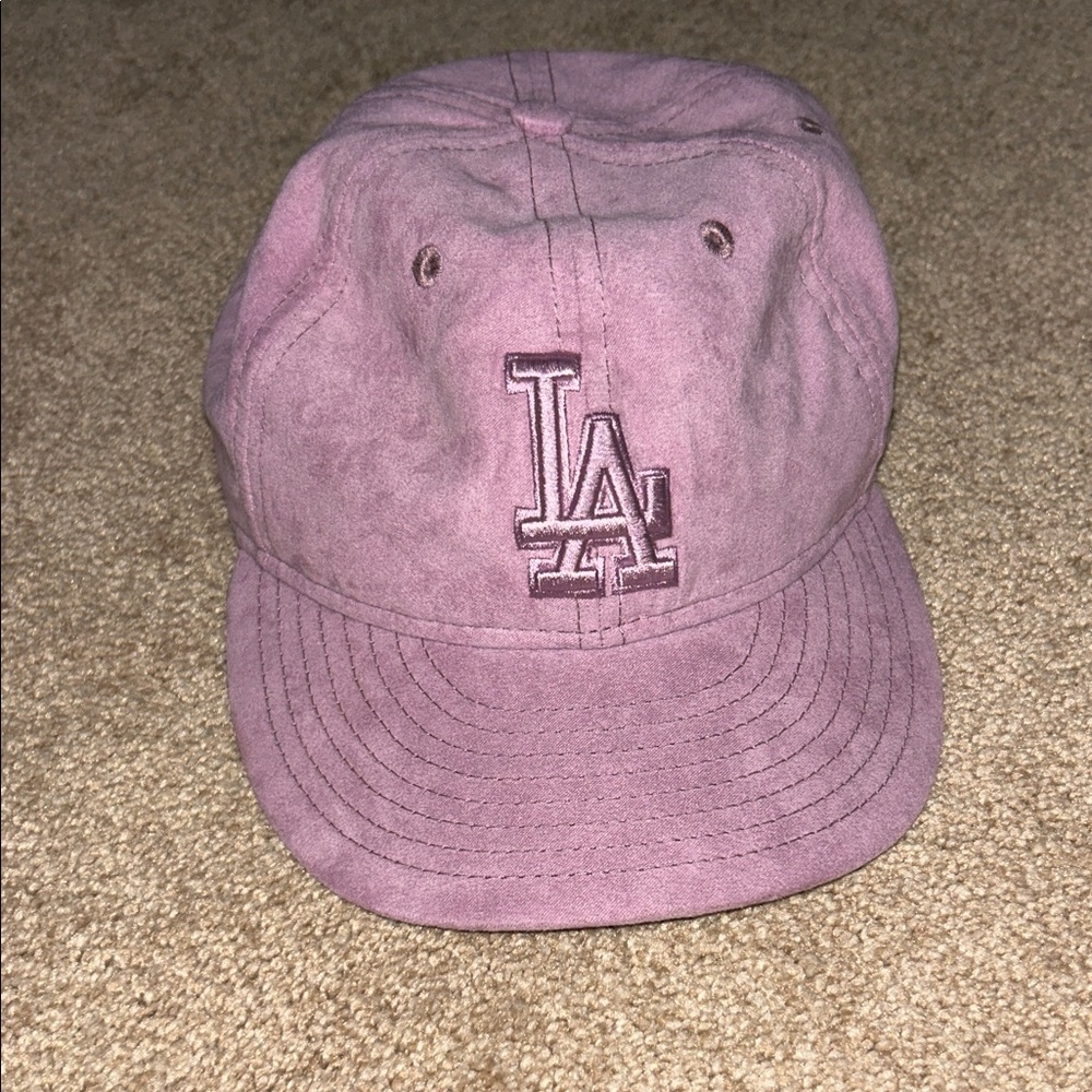 Los Angeles LA Dodgers Cap - Mauve Pink